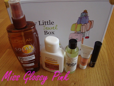 Les différentes versions de My little travel box :  box de juillet 2012