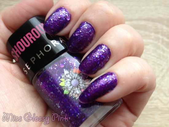 test vernis violet  shourouk sephora